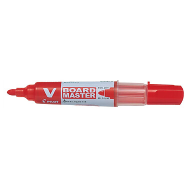 PILOT Marqueur pour tableau blanc V BOARD MASTER Pte Ogive Moyenne Rouge x 10