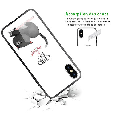 Avis Evetane Coque en verre trempé iPhone Xs Max Chuis pas du matin