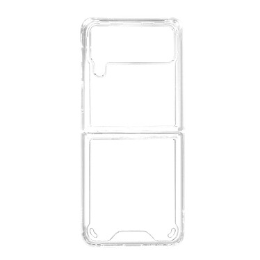 Avizar Coque Galaxy Z Flip 4 Dos Rigide Coins Bumper Fine Légère  Transparent