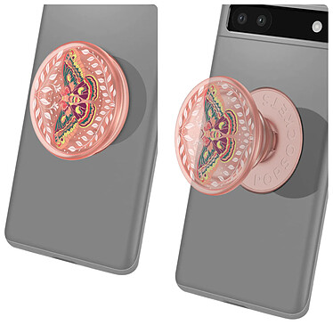 Popsockets PopGrip Metamorphosis Poignée Maintien Support Fixation adhésive Rose Champagne pas cher