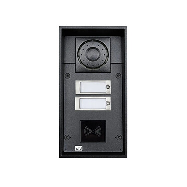 2N - Interphone vidéo IP Force 2 boutons lecteur RFID - 9151102RW