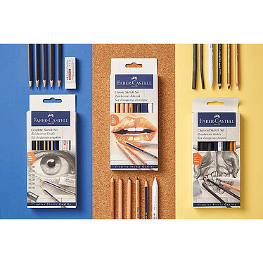 Acheter FABER-CASTELL Set de dessin Goldfaber graphite 8 pièces