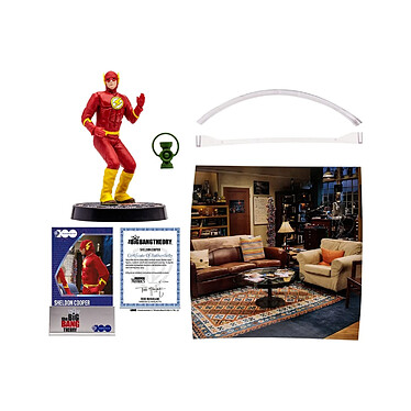 Acheter The Big Bang Theory - Figurine Movie Maniacs Sheldon Cooper as The Flash 15 cm