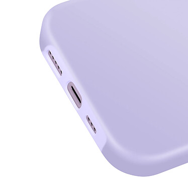 Avizar Coque pour iPhone 16 Antichoc Intérieur Doux Bord Surélevé Violet Clair pas cher