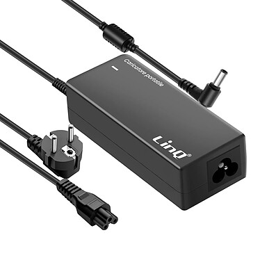 LinQ Chargeur Secteur pour Ordinateur Sony 80W Embout 6.5 x 4.4mm Noir