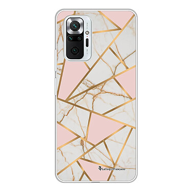 LaCoqueFrançaise Coque Xiaomi Redmi Note 10 Pro 360 intégrale transparente Motif Marbre Rose Tendance