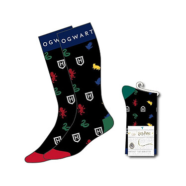 Harry Potter - Paire de chaussettes Houses Logos 38-45