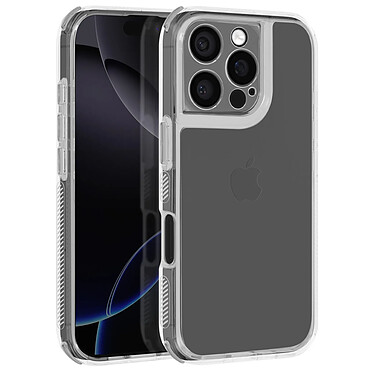 Avizar Coque pour iPhone 16 Pro Coins Antichoc Bumper Noir