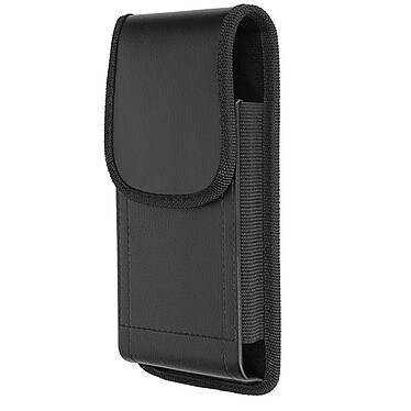 Avizar Housse Ceinture Smartphone 6.7 à 6.9 Pouces Fermeture Aimantée Noir