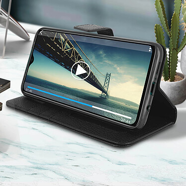 Acheter Avizar Housse Xiaomi Redmi Note 8 Pro Étui Folio Porte carte Support Vidéo Noir