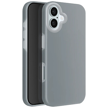 Avizar Coque pour iPhone 16 Plus Antichoc Intérieur Doux Bord Surélevé Gris