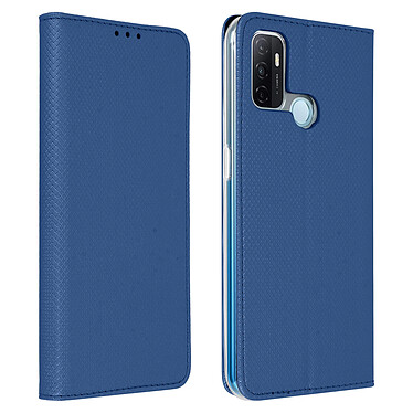 Avizar Étui Oppo A53 / A53s Housse Folio Porte-carte Fonction Support Bleu nuit