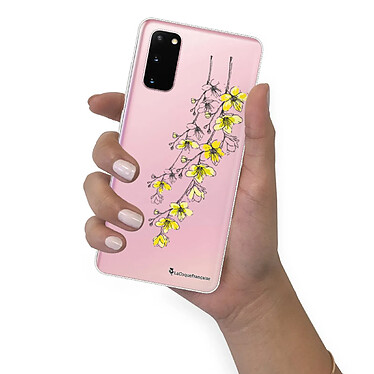 LaCoqueFrançaise Coque Samsung Galaxy S20 360 intégrale transparente Motif Fleurs Cerisiers Tendance pas cher