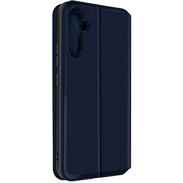 Avizar Housse pour Samsung Galaxy A54 5G Clapet Magnétique Porte-carte Support vidéo  Bleu Nuit