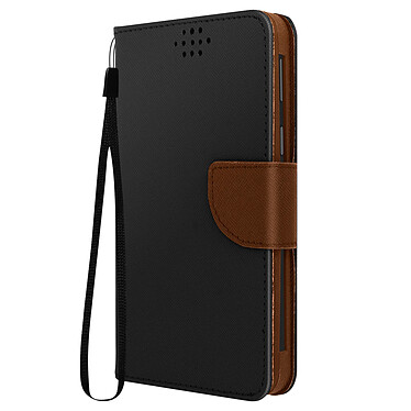 Avizar Etui universel pour Smartphone 152 x 76 x 10 mm avec Porte-cartes  Fancy Style marron