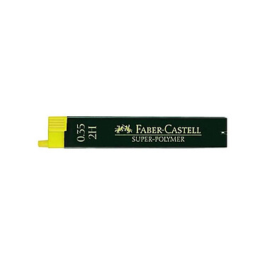 FABER-CASTELL Boîte pack 12 mines Super Polymère 9063 S 0,35 mm 2H x 12