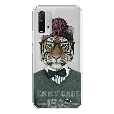 Evetane Coque Xiaomi Redmi 9T 360 intégrale transparente Motif Tigre Fashion Tendance