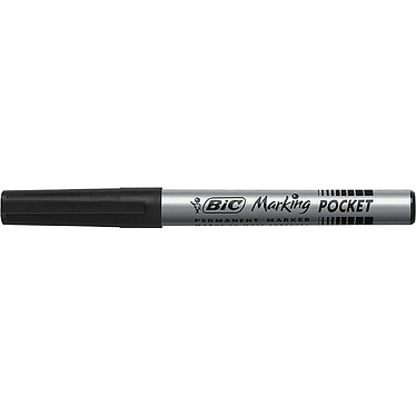 Avis BIC Marqueur Permanent MARKING POCKET 1445 pointe Ogive Moyenne Noir x 12