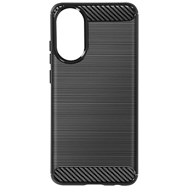 Avizar Coque pour Oppo A78 Flexible Effet Carbone et Brossé Noir