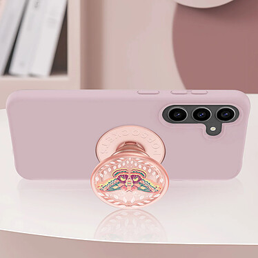 Avis Popsockets PopGrip Metamorphosis Poignée Maintien Support Fixation adhésive Rose Champagne