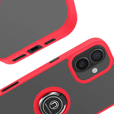 Acheter Avizar Coque pour iPhone 16 Plus Bague Métallique Support Vidéo Rouge