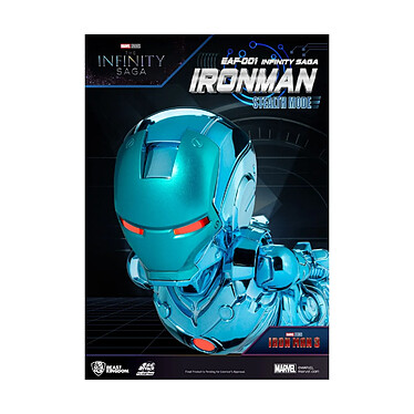 Marvel - Figurine Mini Egg Attack The Infinity Saga Ironman Stealth Mode 16 cm pas cher