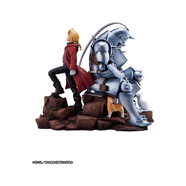 Fullmetal Alchemist : Brotherhood - Statuette Edward Elric & Alphonse Elric Brothers 24 cm