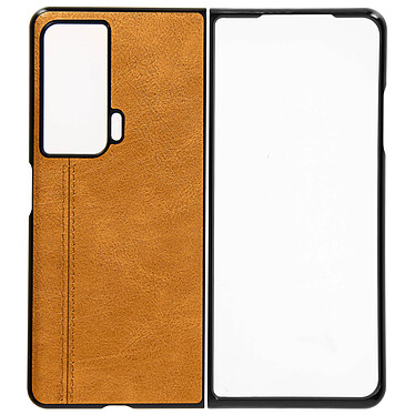 Avizar Coque pour Honor Magic Vs Aspect Cuir Rigide Design Fin  Camel