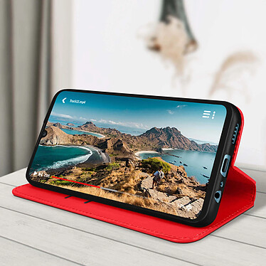 Acheter Avizar Housse pour Honor X7a Clapet Porte-carte Support Vidéo  Rouge