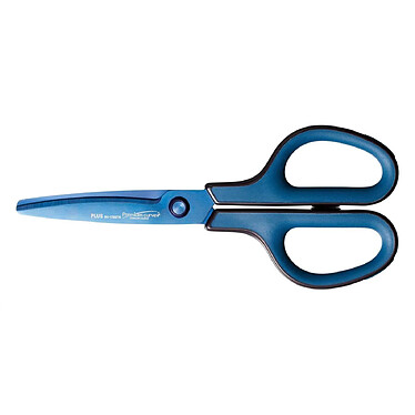 PLUS JAPAN Ciseaux Fitcut Curve Premium Titanium-coated 175 mm Bleu