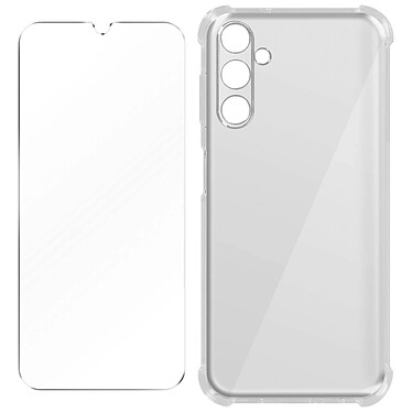 Avizar Pack Protection pour Samsung A34 5G Coque Renforcée + Verre Trempé  Transparent