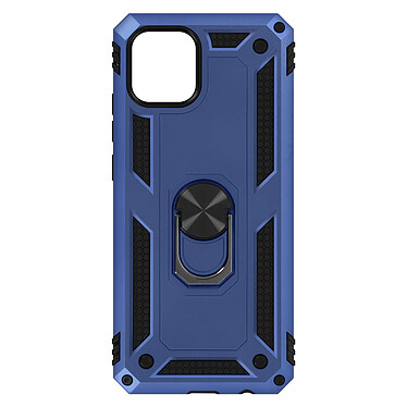 Avizar Coque pour Samsung Galaxy A03 Antichoc Bi-matière Bague Support Vidéo  bleu nuit