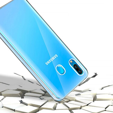 Avis Evetane Coque Galaxy A40 360° intégrale protection complète avant arrière silicone transparente Motif