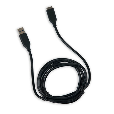 Muvit Câble Micro USB vers USB A 3.0 Charge et Synchronisation 1,8m Noir