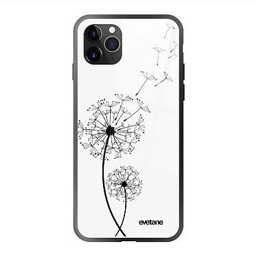 Evetane Coque en verre trempé iPhone 11 Pro Max Pissenlit