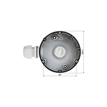 Hikvision - Boite de jonction DS-1280ZJ-DM8 pas cher