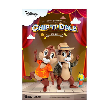 Tic et Tac, Les Rangers du Risque - Figurines Dynamic Action Heroes 1/9 Chip & Dale 10 cm