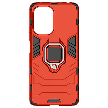 Avizar Coque pour Xiaomi Poco F5 Hybride Antichoc Anneau Support  Rouge