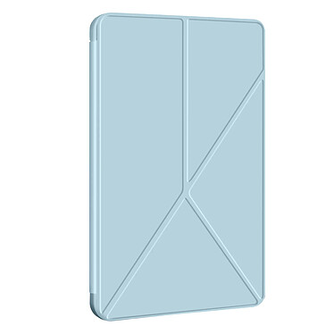 Avizar Étui pour Samsung Galaxy Tab S9 Plus Clapet Origami Support Différents Angles  Bleu Ciel