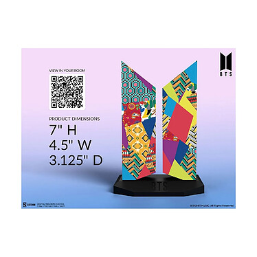 Acheter BTS - Statuette Premium BTS Logo: Idol Edition 18 cm