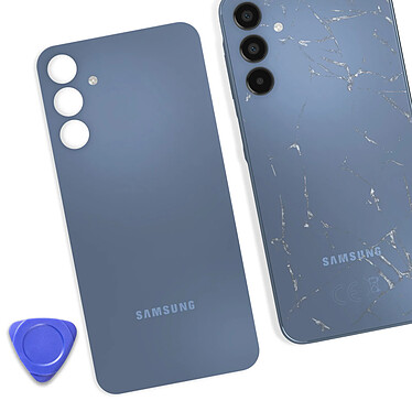 Acheter Clappio Vitre arrière de remplacement pour Samsung Galaxy A15 5G Bleu