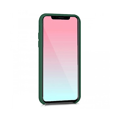 Avis Evetane Coque iPhone XR Silicone liquide Vert Foret + 2 Vitres en Verre trempé Protection écran Antichocs