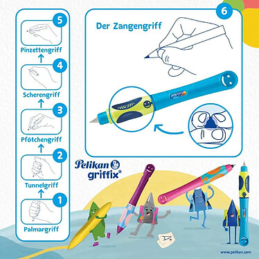 Acheter PELIKAN Stylo roller griffix Neon Fresh Blue