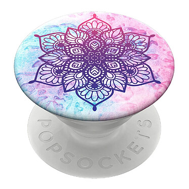 Popsockets PopGrip Rainbow Nirvana pour Smartphone, Bague et Support Universel Blanc