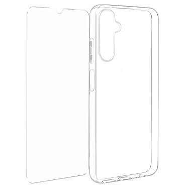 4smarts Coque pour Samsung Galaxy A05s Rigide avec Verre Trempé 9H Transparent