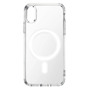 Swissten Coque Magsafe Apple iPhone X et XS Bi-matière Coins renforcés  Transparent