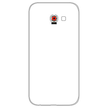 Clappio Caméra Arrière Samsung Galaxy A5 2017 Module Appareil Photo Compatible + Nappe