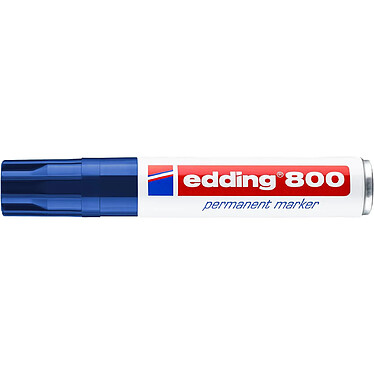 Avis EDDING Marqueur Permanent 800 Corps Alu Bleu Pointe Biseau 4-12 mm