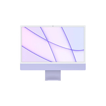 iMac 24" 2021 Apple M1 3,2 Ghz 8 Go 256 Go SSD Violet · Reconditionné