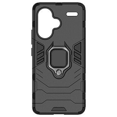 Avizar Coque pour Xiaomi Redmi Note 13 Pro Plus Bi-matière Antichoc Anneau Support  Noir